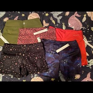 Athletic shorts 5 pairs